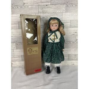 Premier Dolls CATHERINE 16” Blonde Hair Green Eyes Doll w/ Box